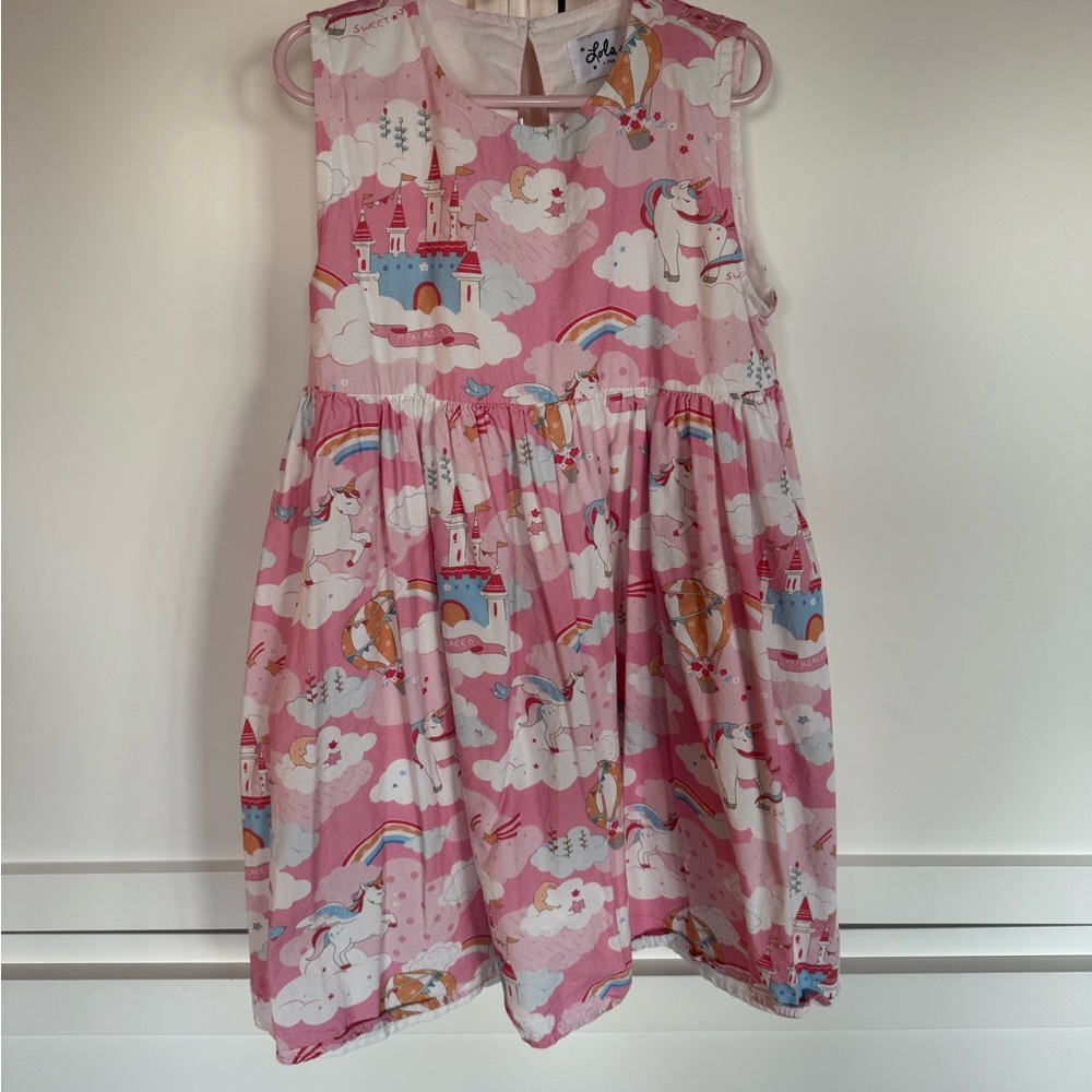Lola + The Boys Pink and Blue Fantasy Dress